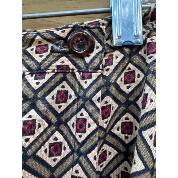 Diane Von Furstenberg Vintage Patterned Skirt The Color Authority Size 3X - Picture 3 of 7